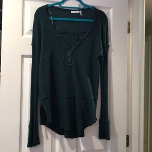 Turquoise long sleeve size large